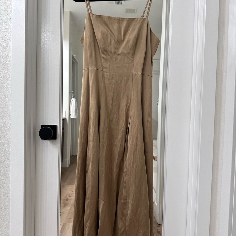 Banana Republic Tan Maxi Dress